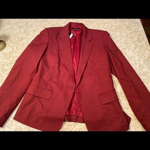 Theory deep red Blazer